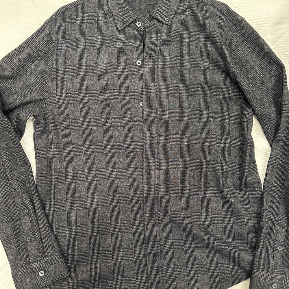 Vince plaid shirt men